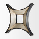 Ovallas 17L x 17H Star Champagne Wood Frame Mirror from Mercana - Luna Furniture