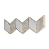Cheveronna 36x12 Light Brown Wood Frame Mirror from Mercana - Luna Furniture