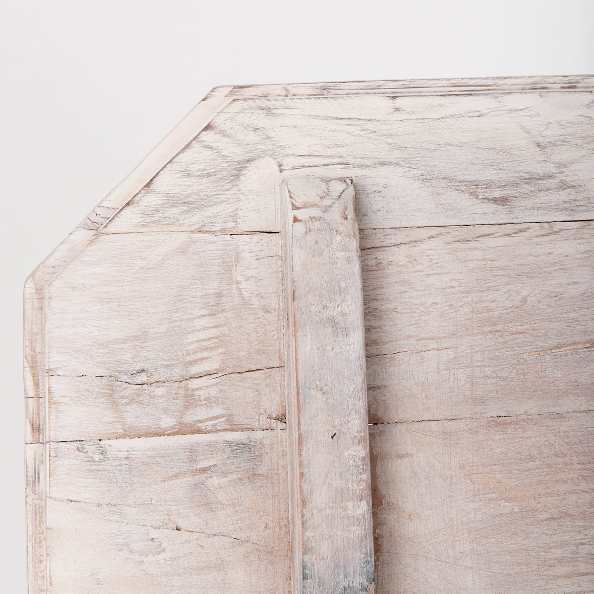 Esagono Octagonal Reclaimed Wood End/Side Table w/ Storage from Mercana - Luna Furniture
