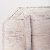 Esagono Octagonal Reclaimed Wood End/Side Table w/ Storage from Mercana - Luna Furniture