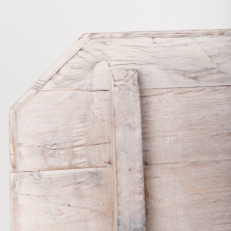 Esagono Octagonal Reclaimed Wood End/Side Table w/ Storage from Mercana - Luna Furniture