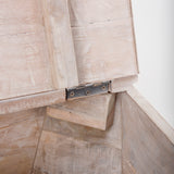 Esagono Octagonal Reclaimed Wood End/Side Table w/ Storage from Mercana - Luna Furniture