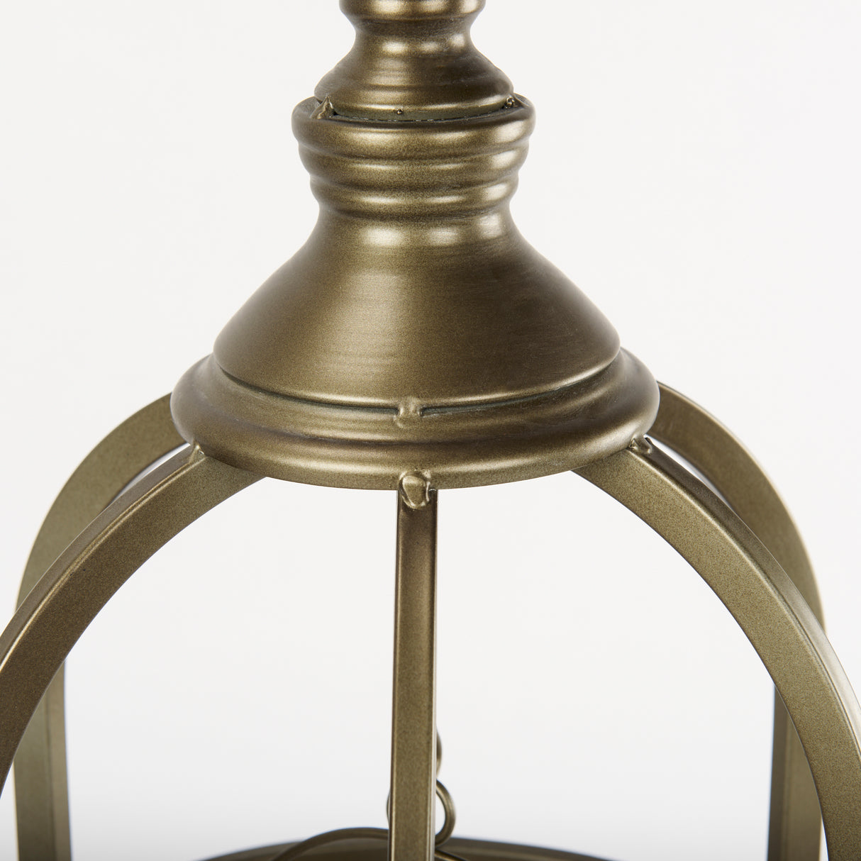 Gerson I Large Cage-Style Gold Metal Candle Holder Lantern from Mercana - Luna Furniture