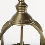 Gerson I Large Cage-Style Gold Metal Candle Holder Lantern from Mercana - Luna Furniture
