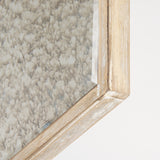 Cheveronna 36x12 Light Brown Wood Frame Mirror from Mercana - Luna Furniture