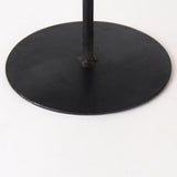Lorenz (Set of 3) Light Brown Wood W/ Black Metal Base Round Decorative Display Stands from Mercana - Luna Furniture