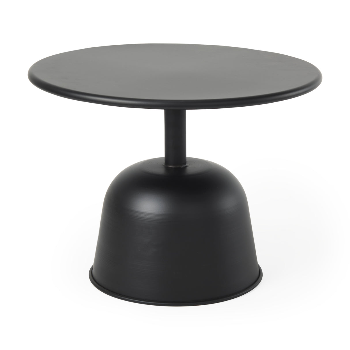 Talulla 19.7L x 19.7W x 14.8H Metal Matte Black Accent Table from Mercana - Luna Furniture