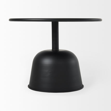 Talulla 19.7L x 19.7W x 14.8H Metal Matte Black Accent Table from Mercana - Luna Furniture