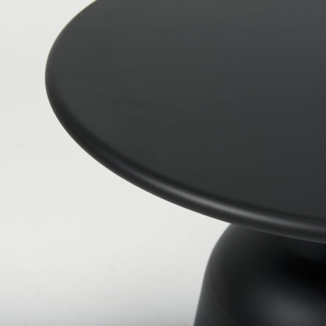 Talulla 19.7L x 19.7W x 14.8H Metal Matte Black Accent Table from Mercana - Luna Furniture