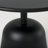 Talulla 19.7L x 19.7W x 14.8H Metal Matte Black Accent Table from Mercana - Luna Furniture
