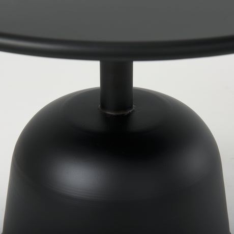Talulla 19.7L x 19.7W x 14.8H Metal Matte Black Accent Table from Mercana - Luna Furniture