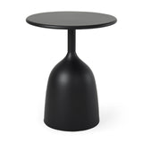 Talulla 16.5L x 16.5W x 19.7H Matte Black Metal Accent Table from Mercana - Luna Furniture