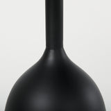 Talulla 16.5L x 16.5W x 19.7H Matte Black Metal Accent Table from Mercana - Luna Furniture
