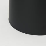 Talulla 16.5L x 16.5W x 19.7H Matte Black Metal Accent Table from Mercana - Luna Furniture