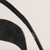 Free Lines Creamy by Mercana Studio a Hand Embellished Textured Canvas from Mercana - Luna Furniture