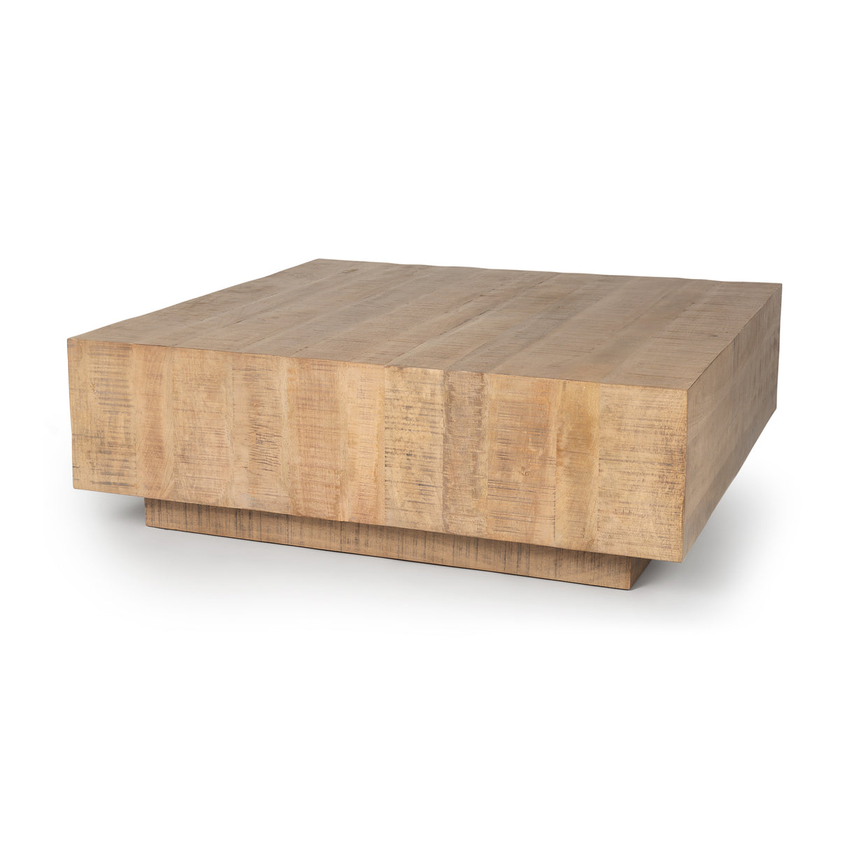 Hayden Light Brown Wood Square Coffee Table from Mercana - Luna Furniture