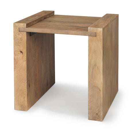 Athelia Light Wood Accent Table from Mercana - Luna Furniture