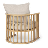 Kopari Beige Fabric W/Light Brown Wood Accent Chair from Mercana - Luna Furniture