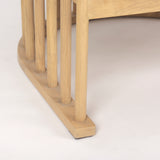 Kopari Beige Fabric W/Light Brown Wood Accent Chair from Mercana - Luna Furniture