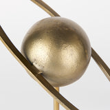 Atlas 15.0L x 7.0W x 16.0H Gold Metal Solar System Ornament from Mercana - Luna Furniture