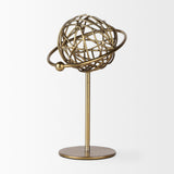 Atlas 10.0L x 8.0W x 12.0H Gold Metal Solar System Ornament from Mercana - Luna Furniture