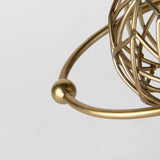 Atlas 10.0L x 8.0W x 12.0H Gold Metal Solar System Ornament from Mercana - Luna Furniture