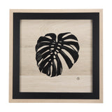 Tropican Leave I by Mercana Studio a Hand Embellished Textured Framed Art Print from Mercana - Luna Furniture