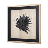 Tropican Leave II by Mercana Studio a Hand Embellished Textured Framed Art Print from Mercana - Luna Furniture