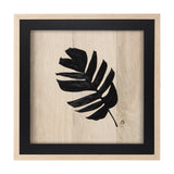 Tropican Leave IV by Mercana Studio a Hand Embellished Textured Framed Art Print from Mercana - Luna Furniture