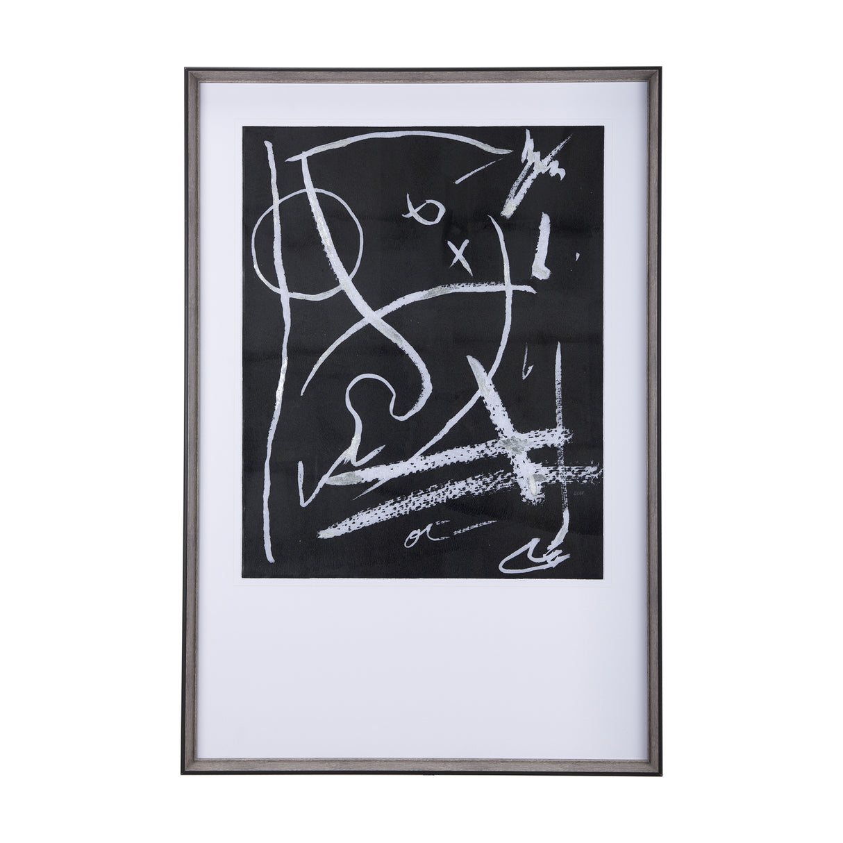 Doodle I by Mercana Studio a Hand Embellished Textured Framed Art Print Matted under Glass from Mercana - Luna Furniture