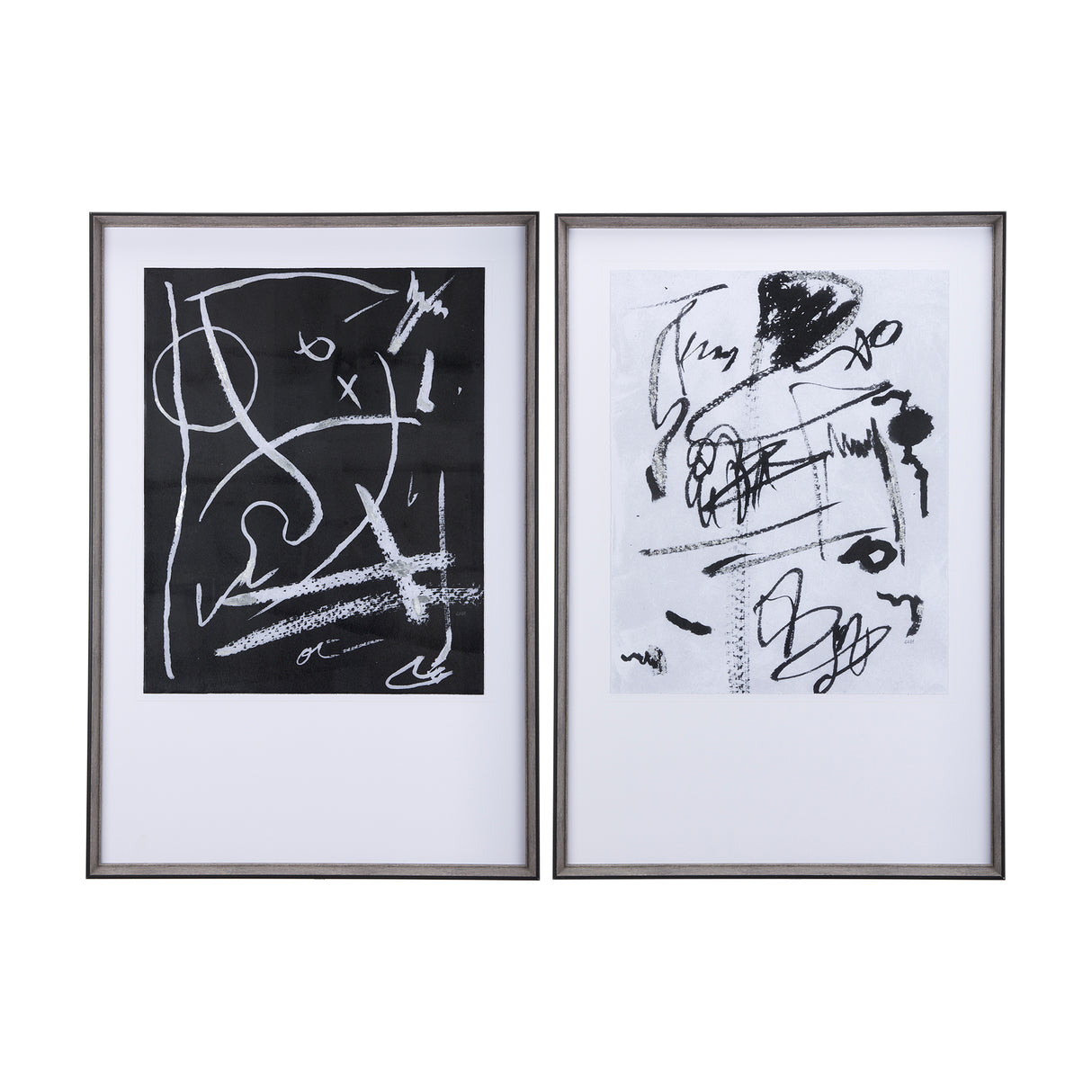 Doodle I by Mercana Studio a Hand Embellished Textured Framed Art Print Matted under Glass from Mercana - Luna Furniture