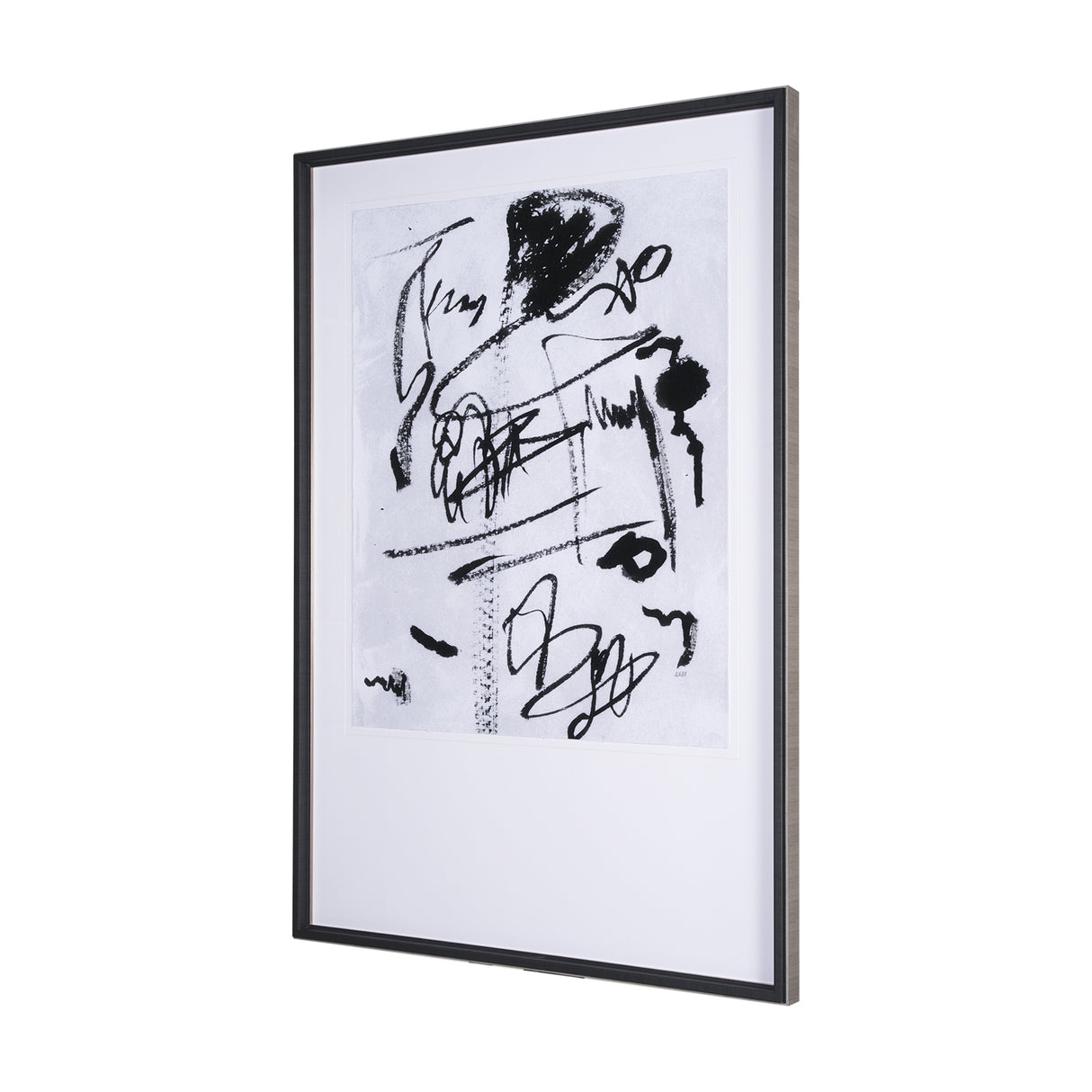 Doodle II by Mercana Studio a Hand Embellished Textured Framed Art Print Matted under Glass from Mercana - Luna Furniture