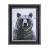 Animal Portrait III (Bear) by Mercana Studio Hand Embellished Framed Art Print Matted under Glass from Mercana - Luna Furniture