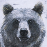 Animal Portrait III (Bear) by Mercana Studio Hand Embellished Framed Art Print Matted under Glass from Mercana - Luna Furniture