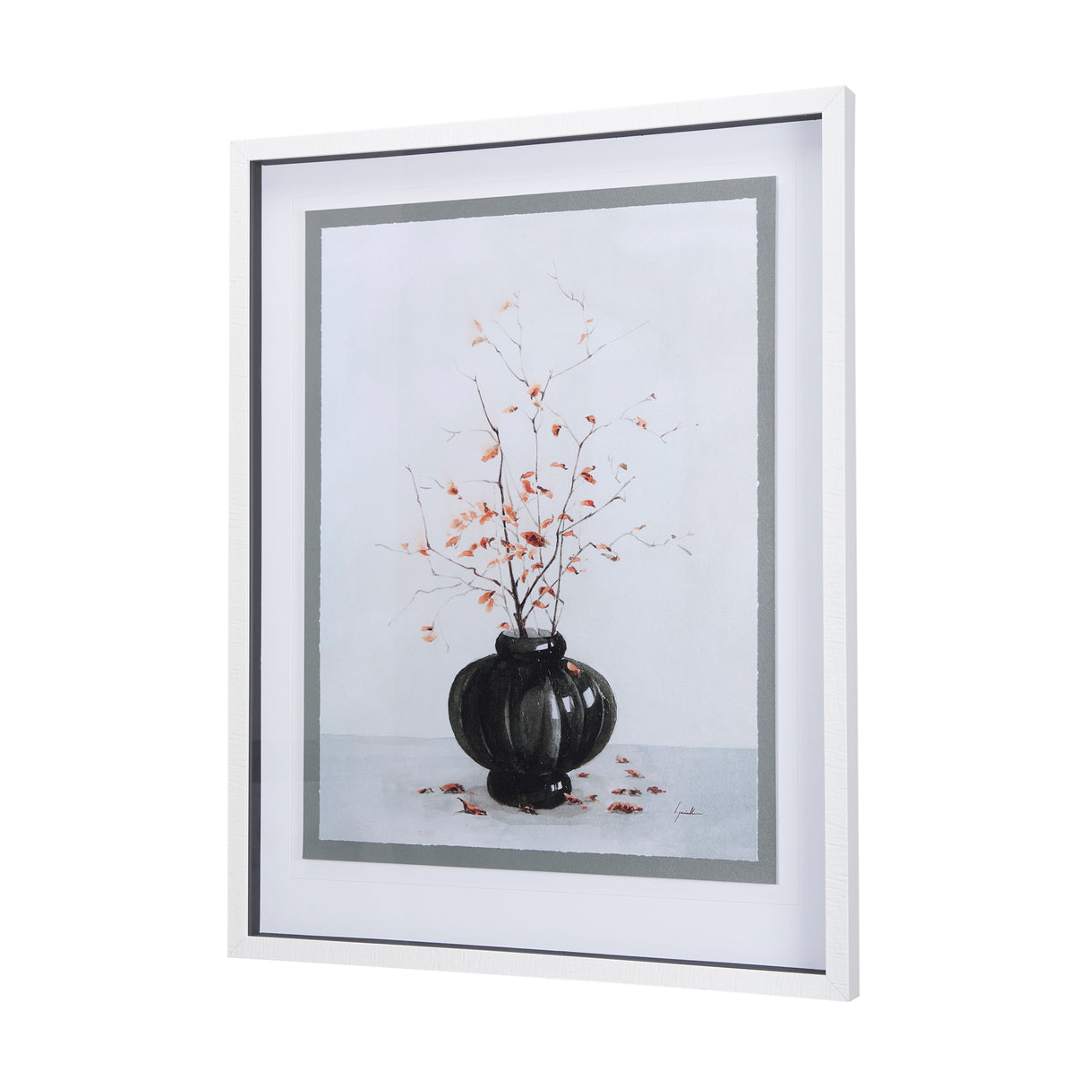 Autumn Branches I by Mercana Studio a Hand Embellished Textured Framed Art Print Matted under Glass from Mercana - Luna Furniture