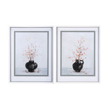 Autumn Branches I by Mercana Studio a Hand Embellished Textured Framed Art Print Matted under Glass from Mercana - Luna Furniture