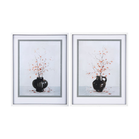 Autumn Branches I by Mercana Studio a Hand Embellished Textured Framed Art Print Matted under Glass from Mercana - Luna Furniture