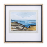 Grey Sky I by Mercana Studio a Hand Embellished Textured Framed Art Print Matted under Glass from Mercana - Luna Furniture