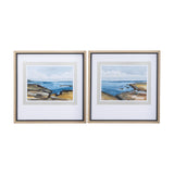 Grey Sky II by Mercana Studio a Hand Embellished Textured Framed Art Print Matted under Glass from Mercana - Luna Furniture