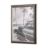 Surf Fence by Mercana Studio a Hand Embellished Textured Framed Art Print from Mercana - Luna Furniture