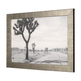 Surf Fence by Mercana Studio a Hand Embellished Textured Framed Art Print from Mercana - Luna Furniture
