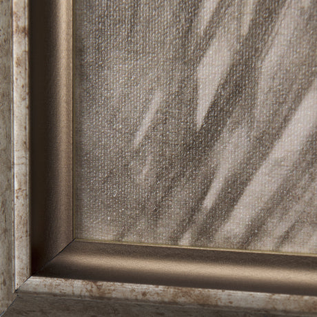 Surf Fence by Mercana Studio a Hand Embellished Textured Framed Art Print from Mercana - Luna Furniture