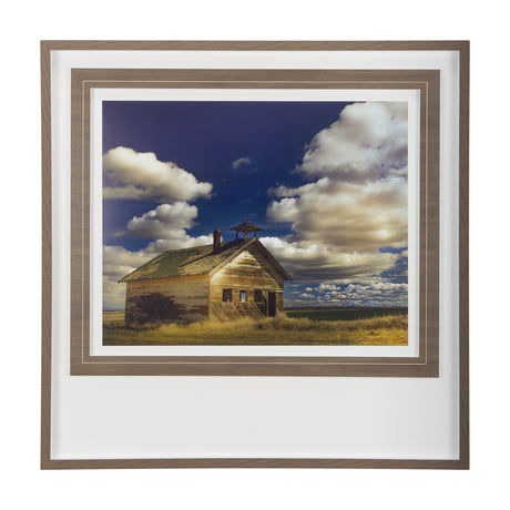 Oregon Farm by Chad Mackay a Framed Art Print Matted under Glass from Mercana - Luna Furniture