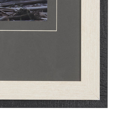 Standing Bear by Chad Mackay a Hand Embellished Textured Framed Photo Art Print Matted under Glass from Mercana - Luna Furniture