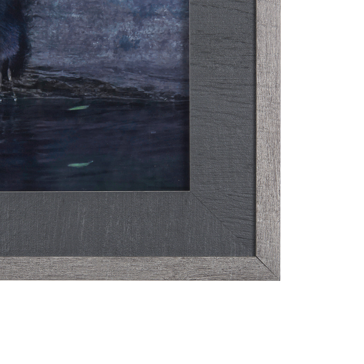 Playing Bears by Chad Mackay a Hand Embellished Textured Framed Photo Art Print Matted under Glass from Mercana - Luna Furniture