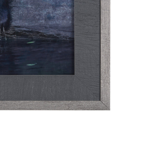 Playing Bears by Chad Mackay a Hand Embellished Textured Framed Photo Art Print Matted under Glass from Mercana - Luna Furniture