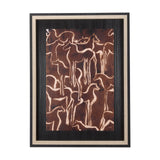 Horse Herd IV by Mercana Studio a Hand Embellished Textured Framed Art Print from Mercana - Luna Furniture
