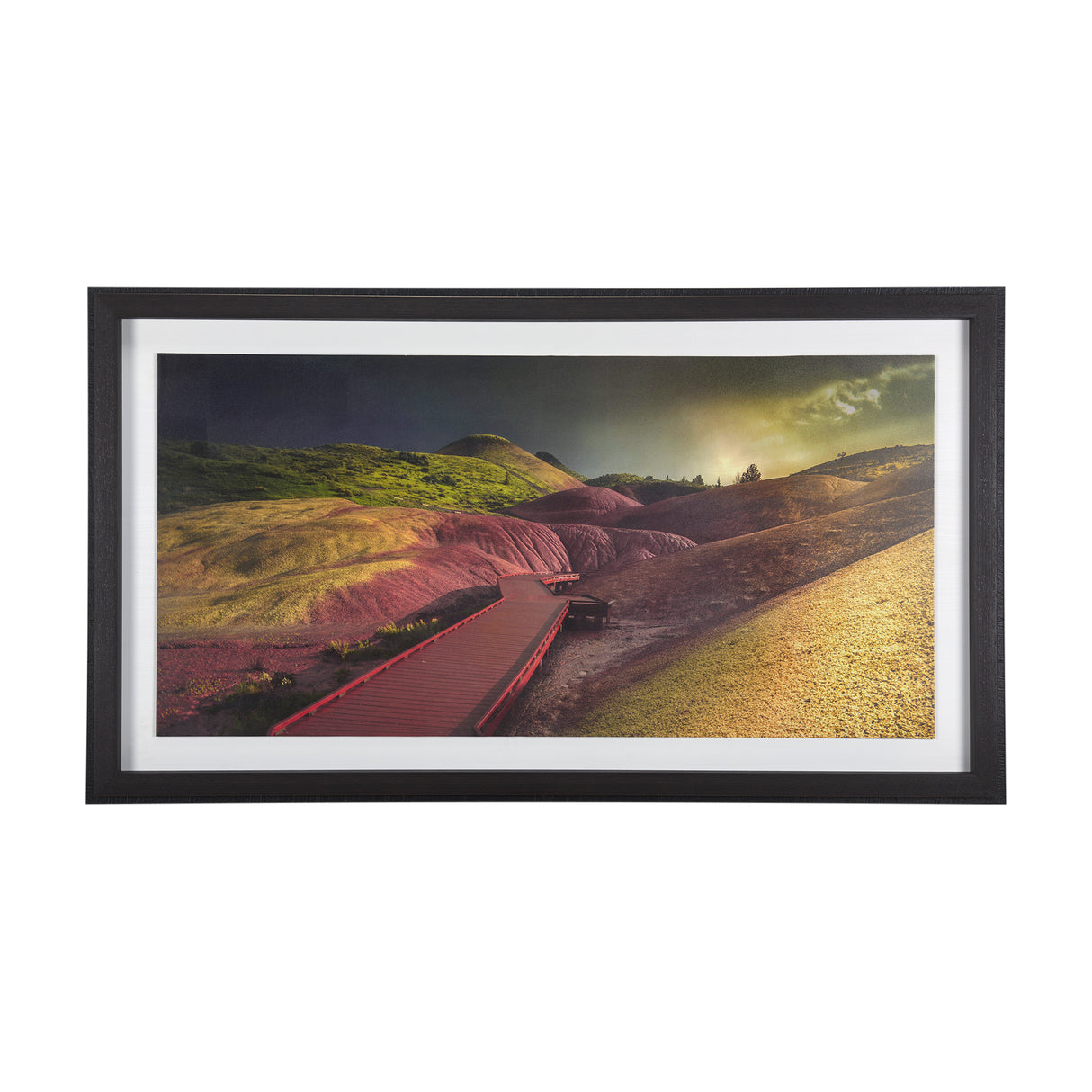 John Day I by Chad Mackay a Hand Embellished Textured Framed Photo Art Print from Mercana - Luna Furniture