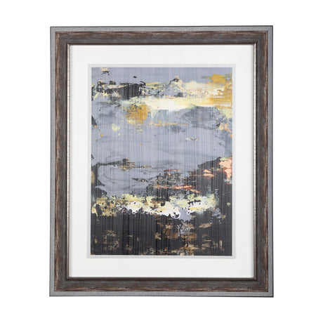 Silver and gold Inspiration I by Mercana Studio a Hand Embellished Textured Framed Art Print from Mercana - Luna Furniture