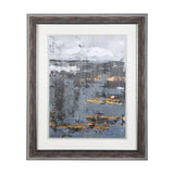 Silver and gold Inspiration II by Mercana Studio a Hand Embellished Textured Framed Art Print from Mercana - Luna Furniture